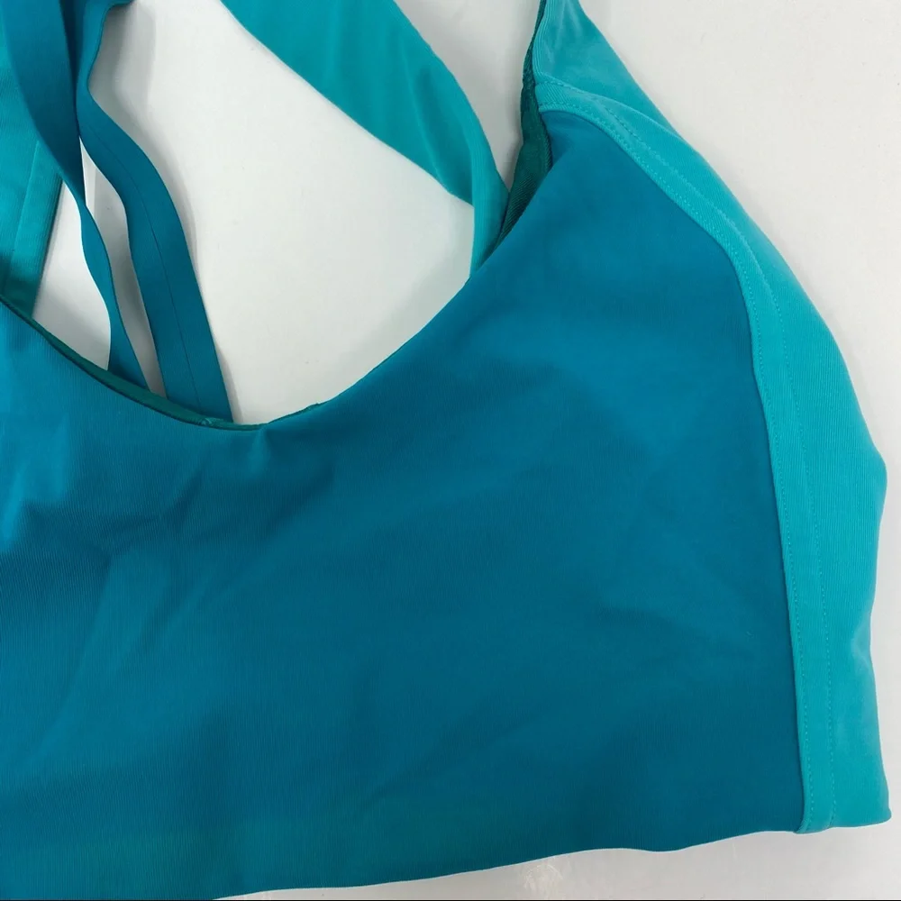 NWOT 🍋 Lululemon Aqua Sweat Times Bra Size 4